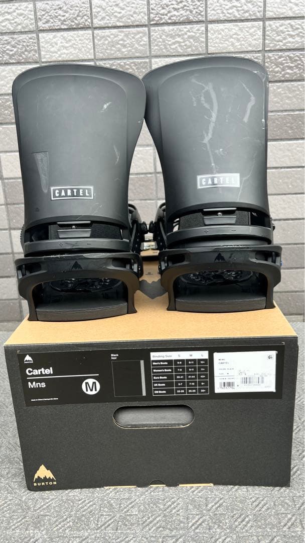 2024年モデル　Burton Cartel Mサイズ ビンディング