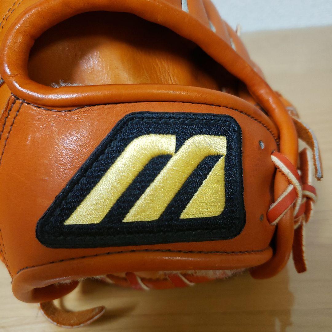 mizunoビックM・D-upZone オレンジ レザーグローブ