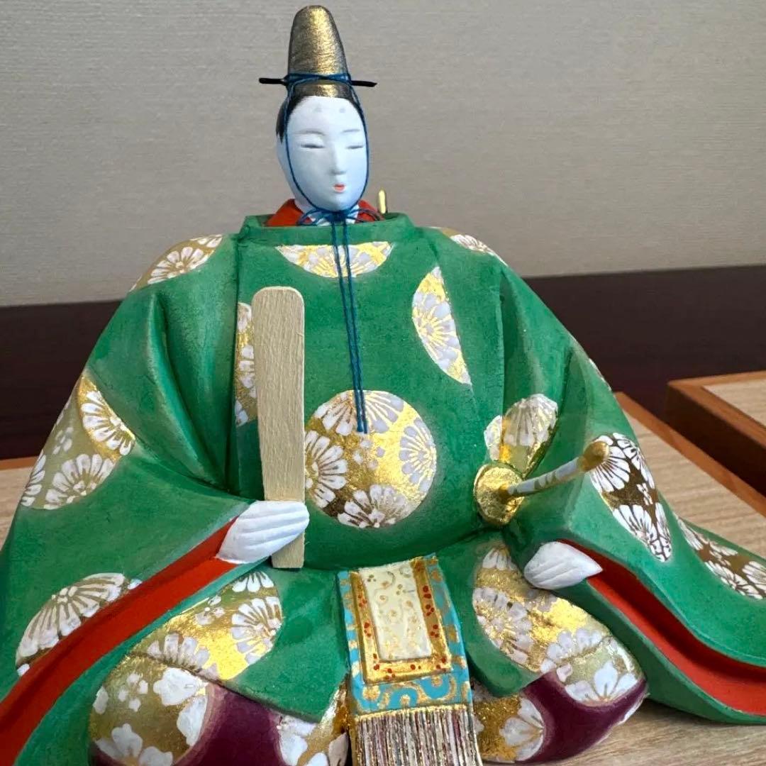 【新品】雛人形　<聖太郎作　雅び> 博多人形