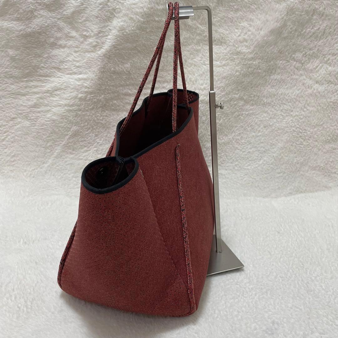 【極美品】ステートオブエスケープ　ガイズ　マザーズバッグ　エンジ色