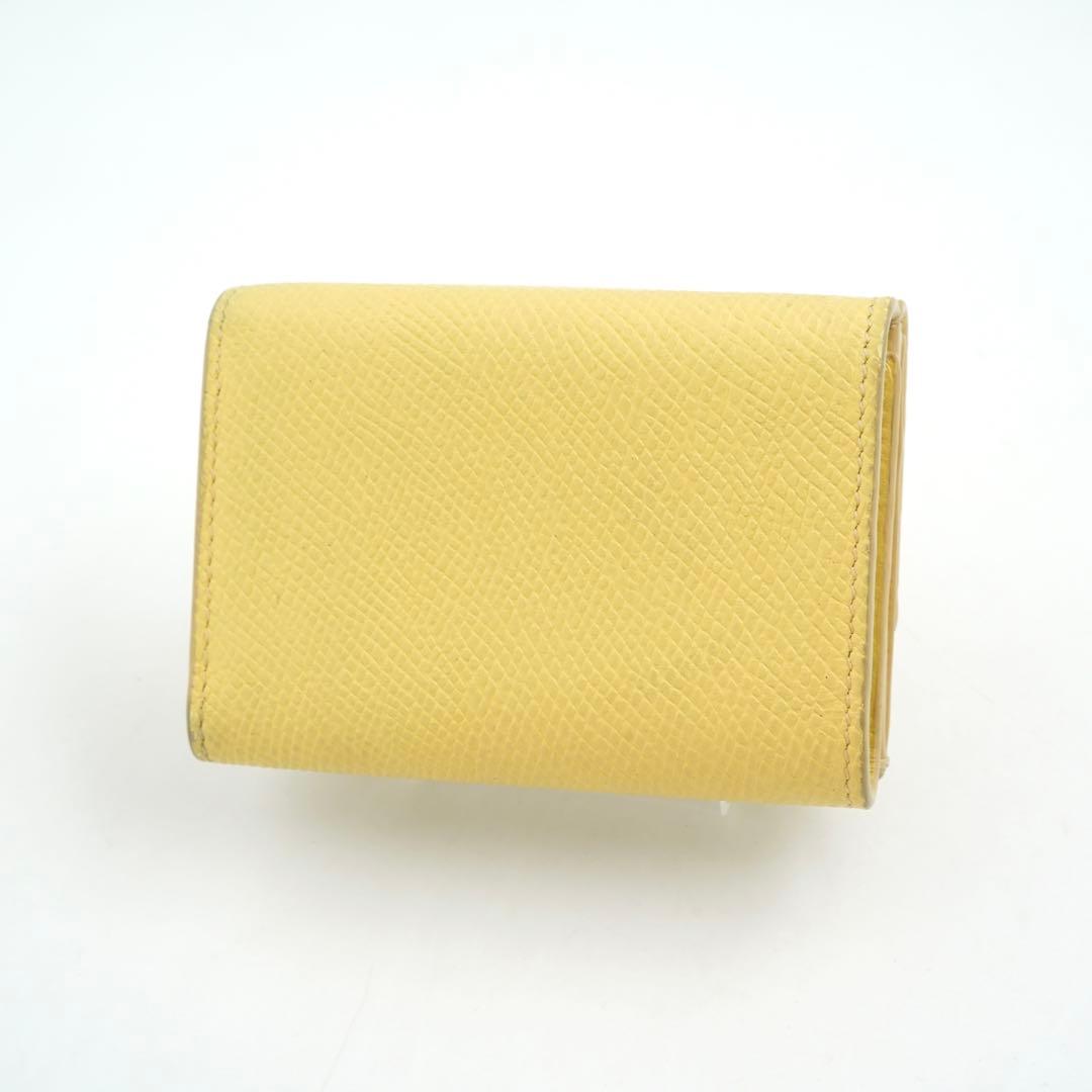 ✨未使用展示品✨　CELINE ミニ財布　スモールトリフォールド　三つ折り　黄色