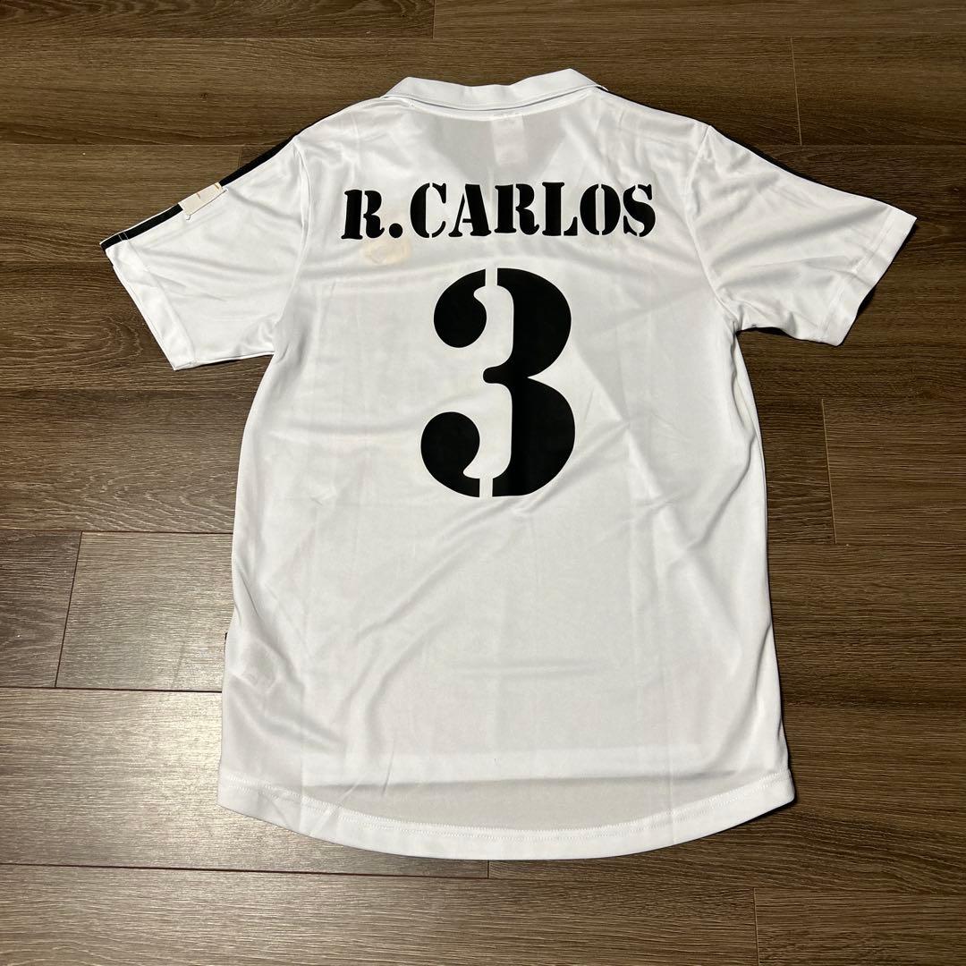 【未使用タグ付】レアルマドリード　ロベルトカルロス選手　ユニフォーム