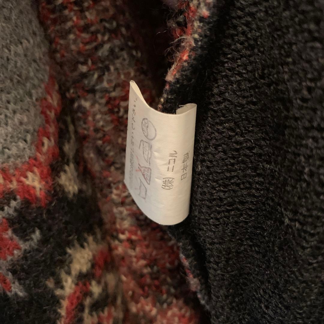 NICOLEニコル ノルディック　ジップアップ　セーター　Lサイズ