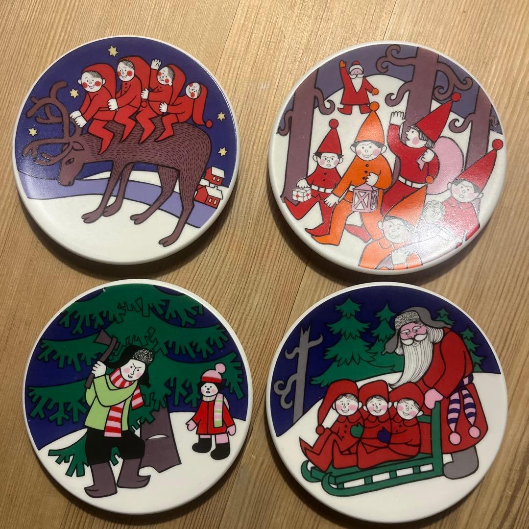 ARABIA 1979年 クリスマスプレートセット