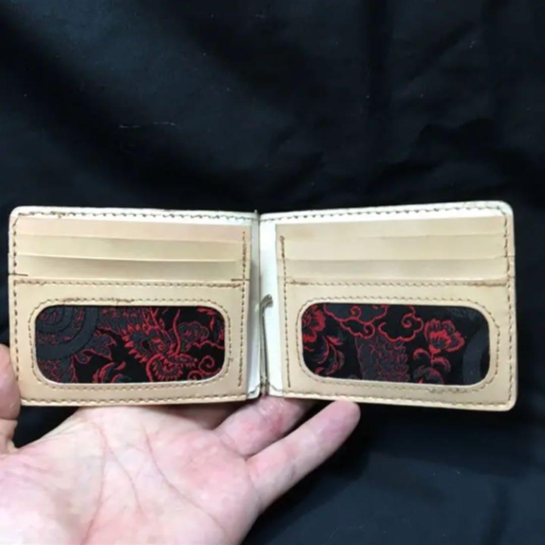 京眞×MKC コラボ商品 京都西陣織 マネークリップ