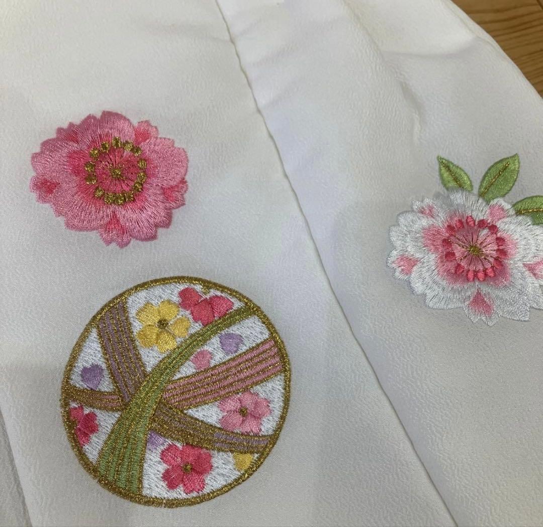 七五三 着物セット 赤い花柄