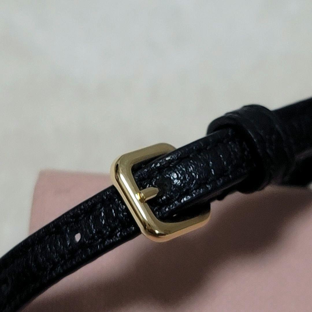 美品✨MIUMIU ミュウミュウ ブレスレット ロゴ ラインストーン マドラス