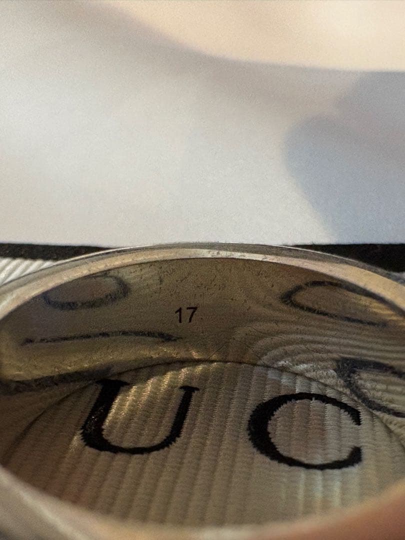 GUCCI シルバーリング ビーリング　silver925 17号
