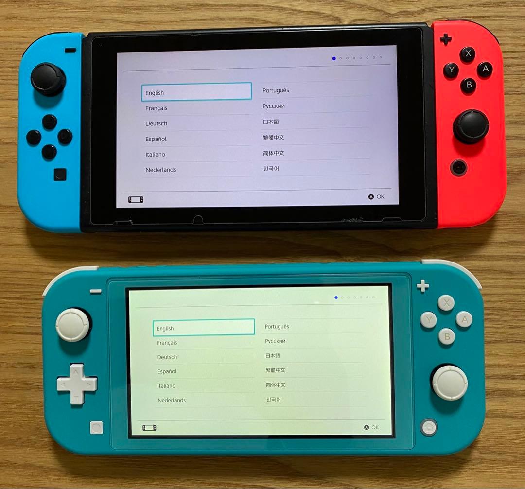 Nintendo Switch 青/赤 本体　　Switch Lite 本体