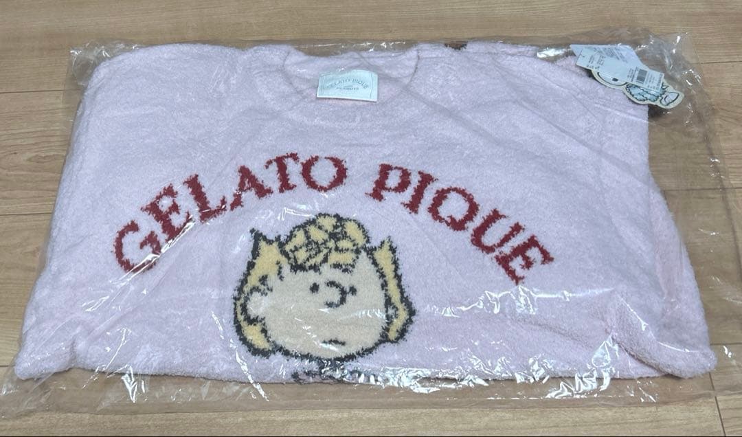 ジェラートピケ「PEANUTS」ジャガードプルオーバー＆ショートパンツセット