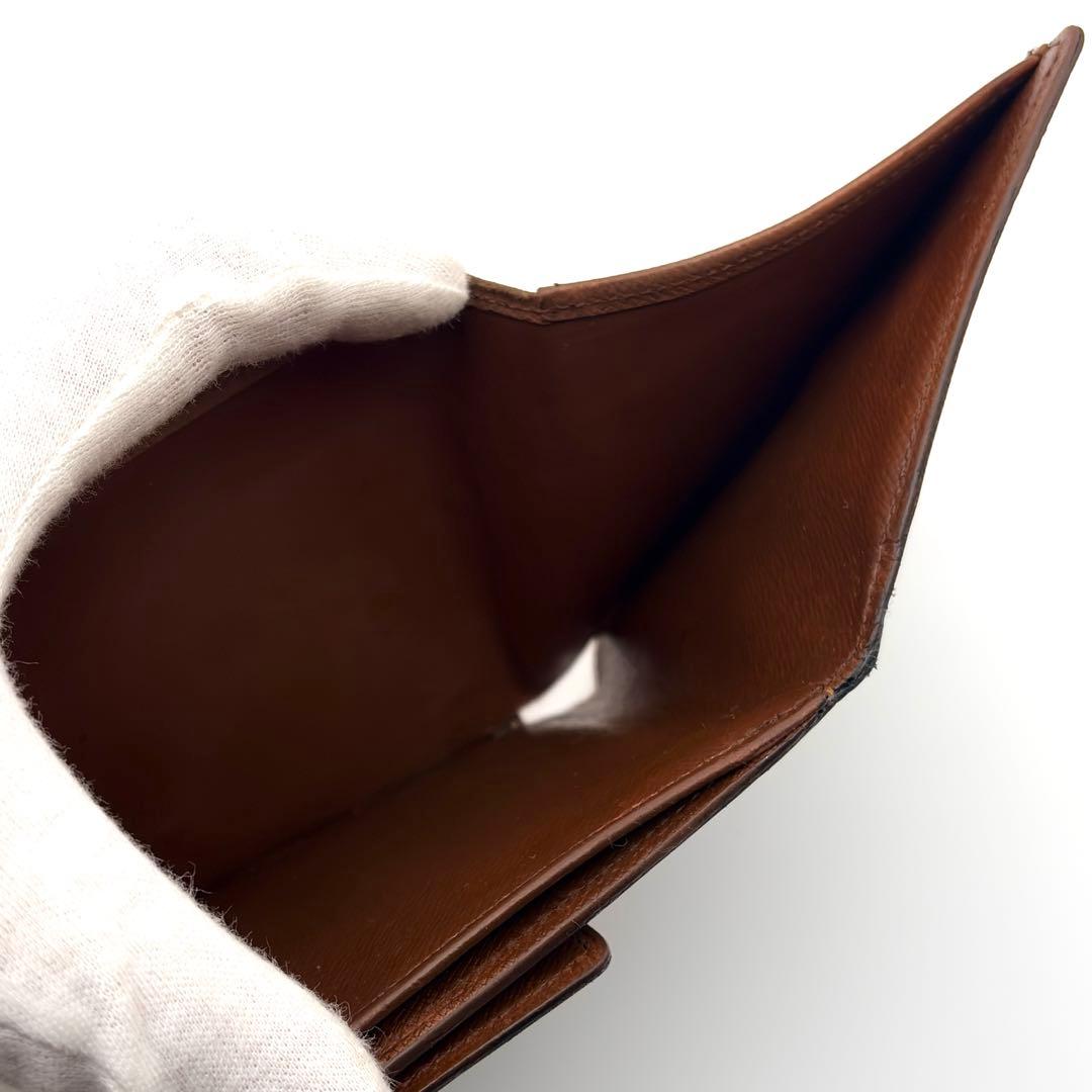 【美品】ルイヴィトン モノグラム ポルトモネ ビエ カルトクレディ 折り財布