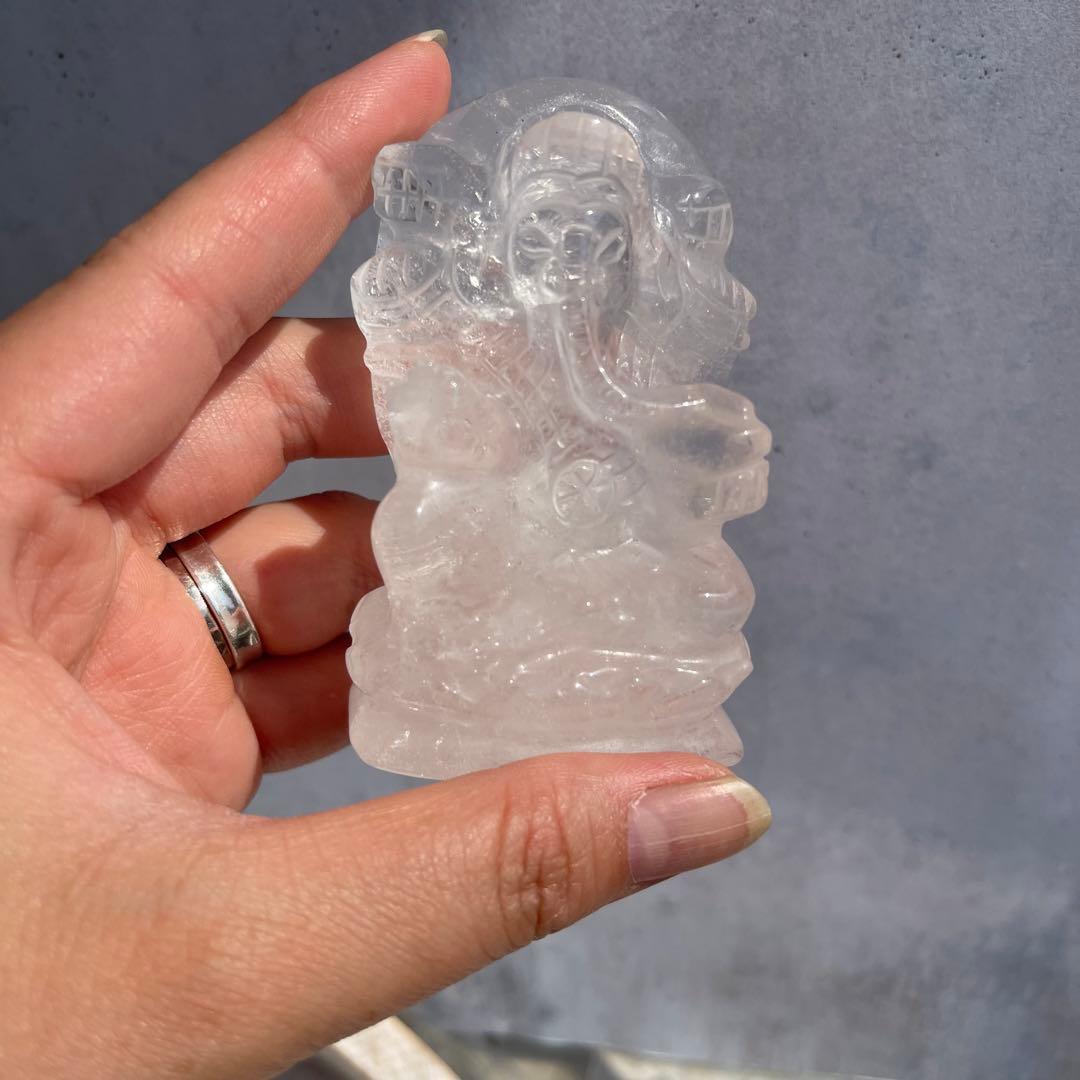 クリアクォーツ ガネーシャ 水晶