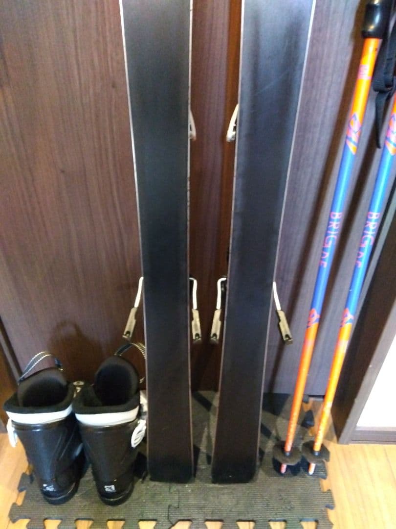 【ハイエンドモデル】SALOMON 子供用 スキーセット メンテ・WAX済み✔