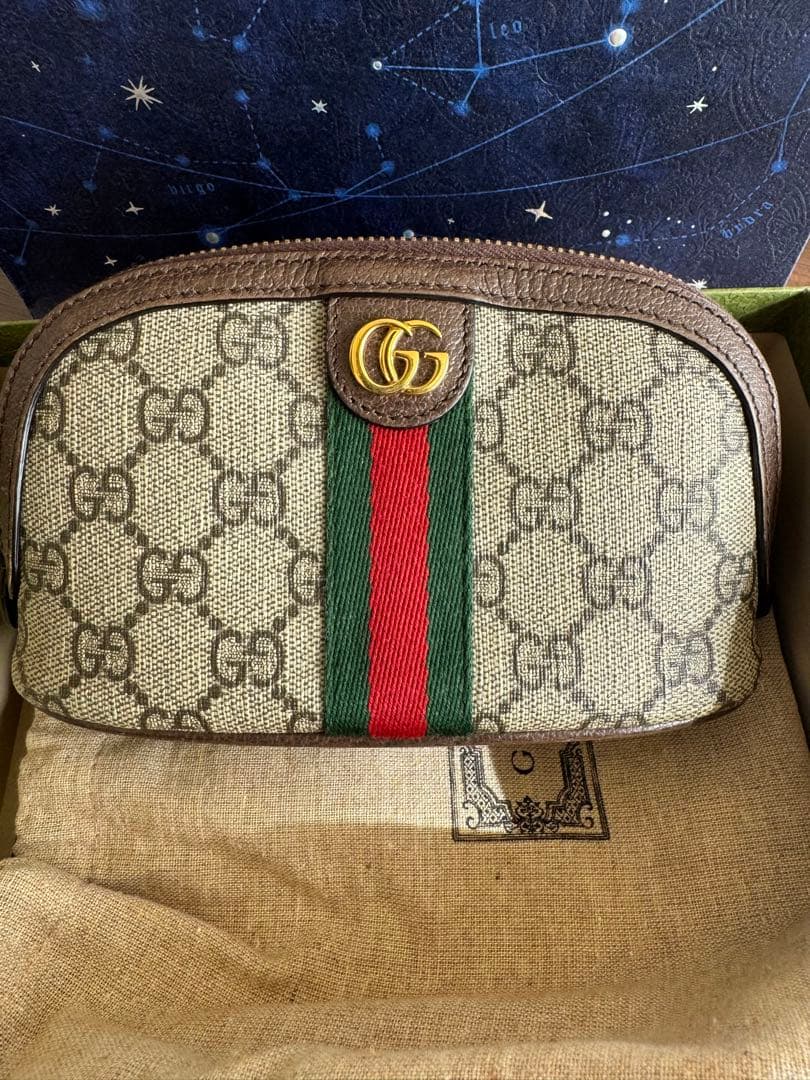 Gucci GGキャンバスポーチ
