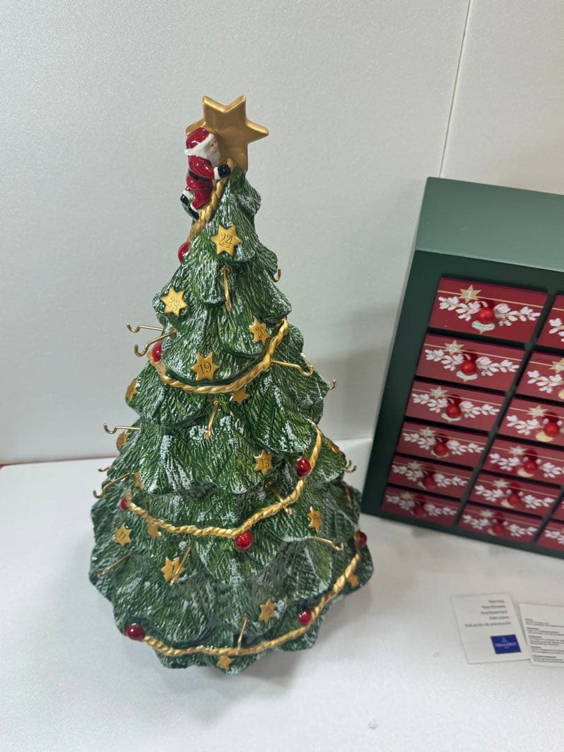 【超美品】ビレロイ ボッホ クリスマス アドベントカレンダー 陶器 インテリア