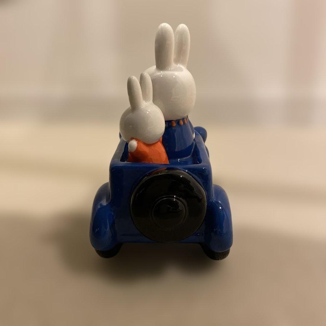 海外限定　陶器　置物　miffy ミッフィーとママのクルージングフィギュア