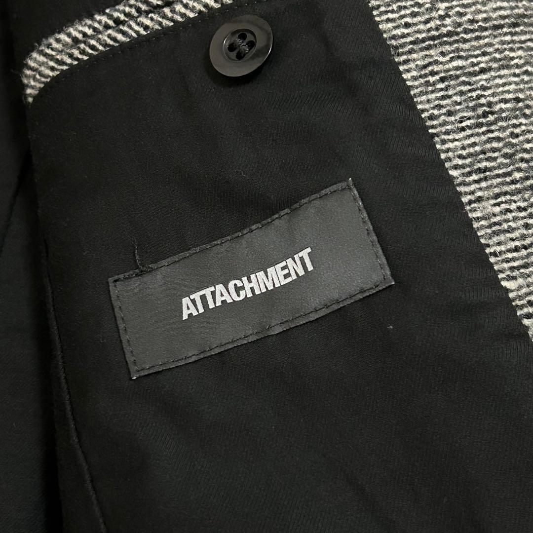 【定価 ¥74,800】ATTACHMENT アタッチメントウールツイードコート