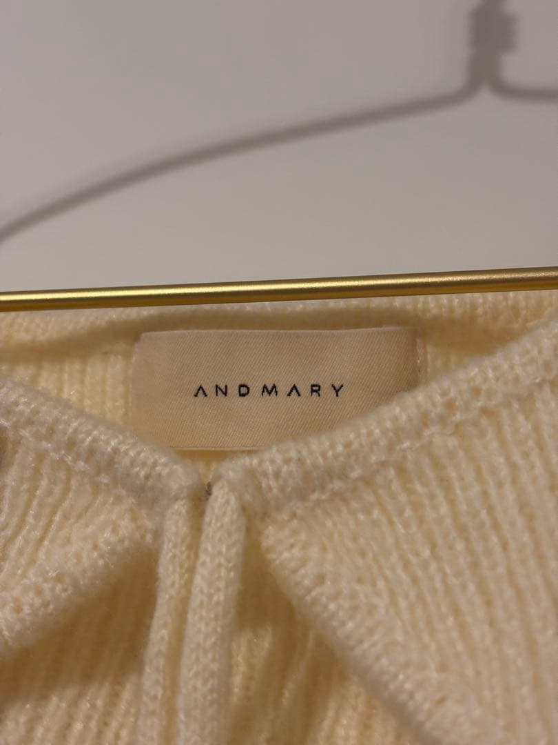 トップス andmary Lamia knit set mini dress black