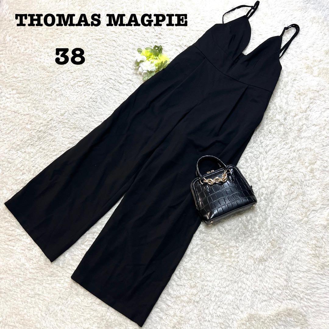 トーマスマグパイ　オーバーオール　オールインワン　サロペット　ブラック　M