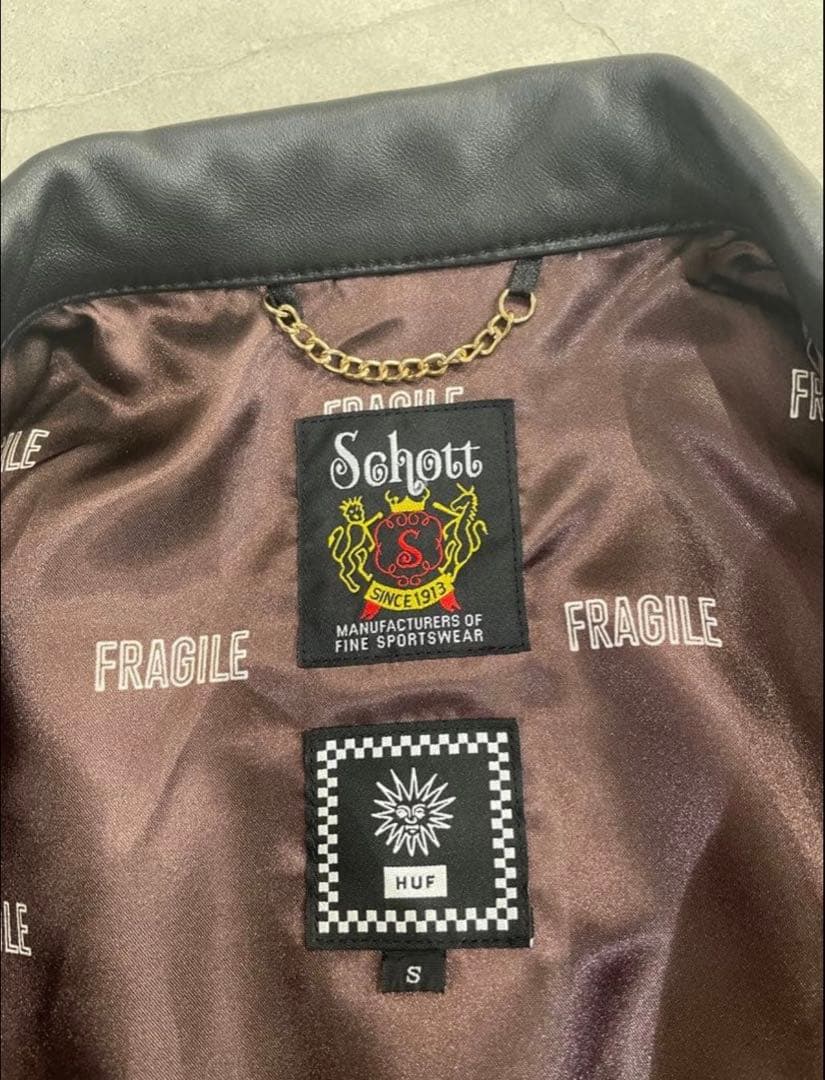 schott ラムレザー　レザージャケット