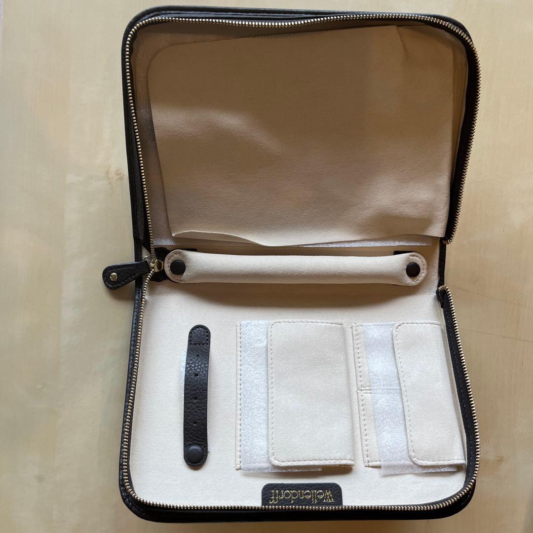 ウェレンドルフ Wellendorff ブラウン アクセサリーケース