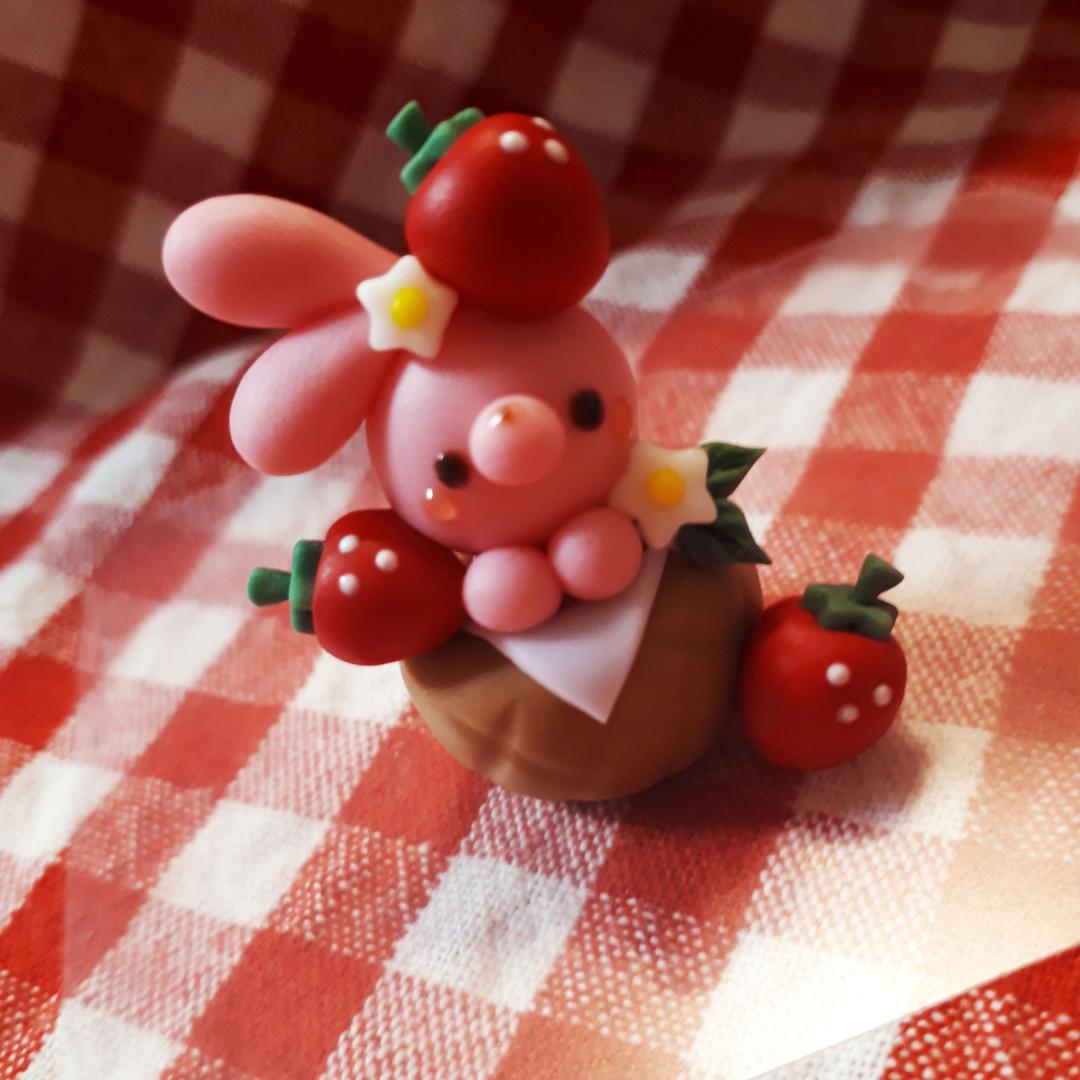 苺いっぱい♡ピンクうさぎちゃん