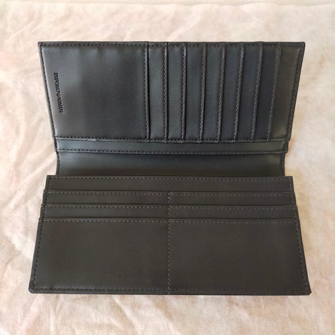 未使用品　EMPORIO ARMANI　イーグルロゴ　長財布　ロングウォレット