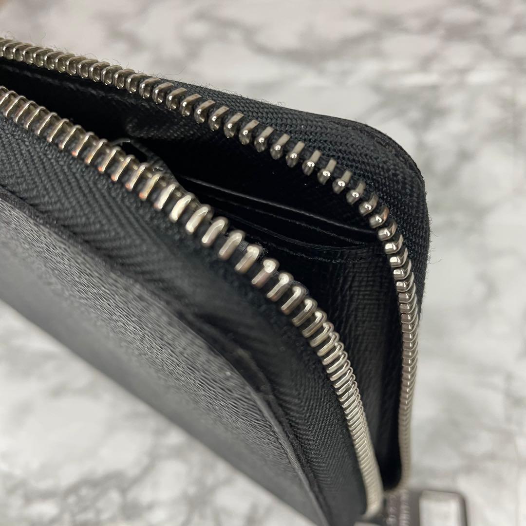 【ジャンク品】ルイヴィトン ダミエ グラフィット 長財布ジッピー オーガナイザー