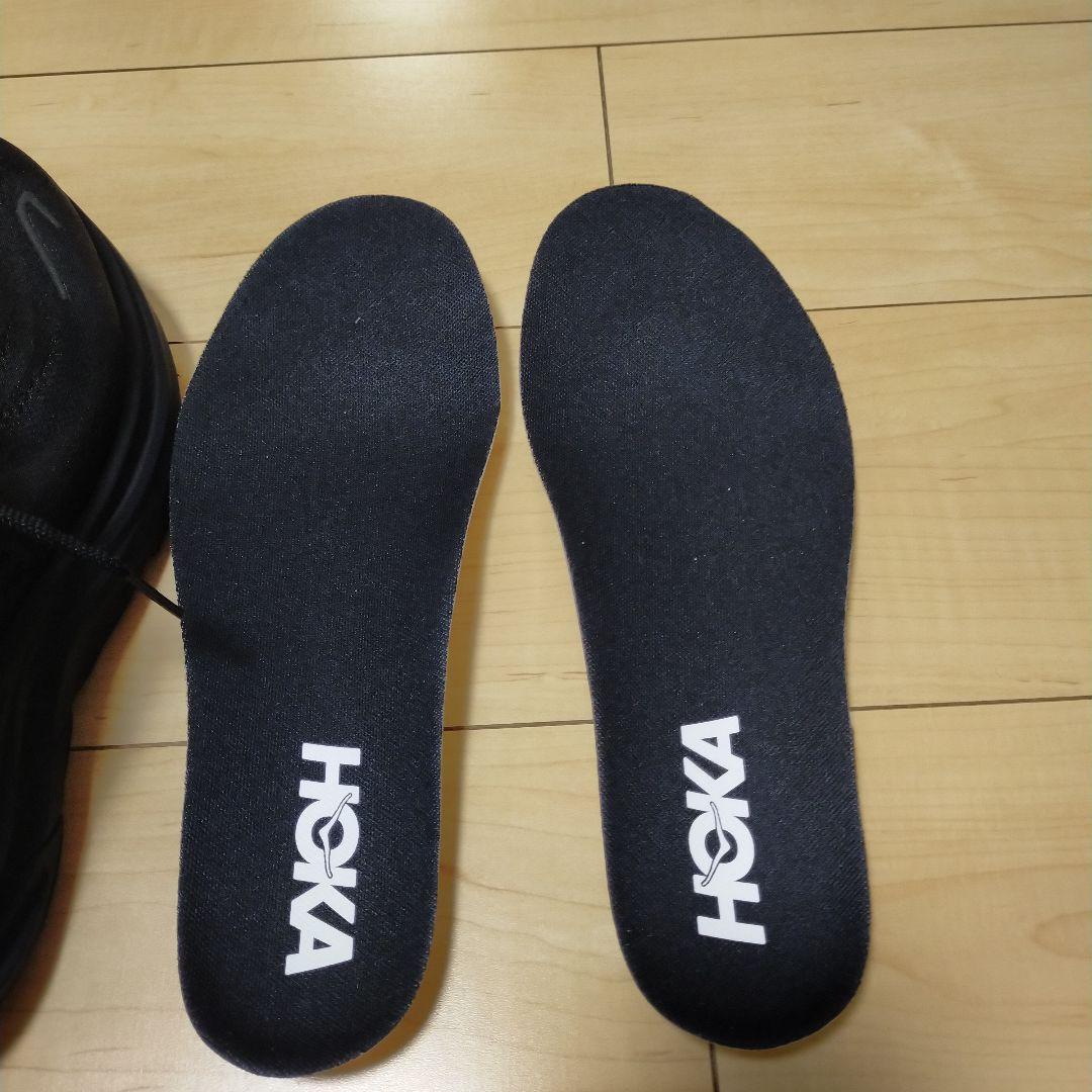 (美品)HOKA クリフトン10 エクストラワイド　26cm ブラック