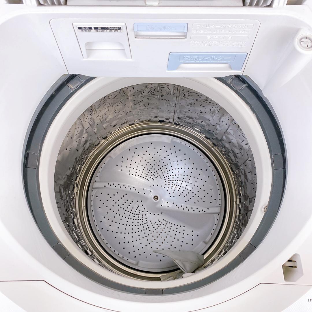SHARP 電気洗濯乾燥機 ES-TX8E-W 洗濯8kg／乾燥4.5kg