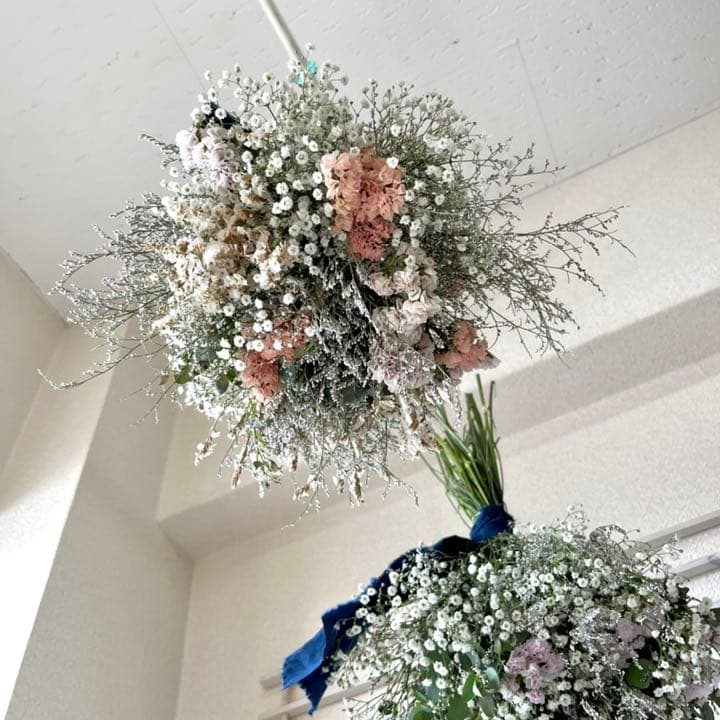 かすみ草フライングブーケ