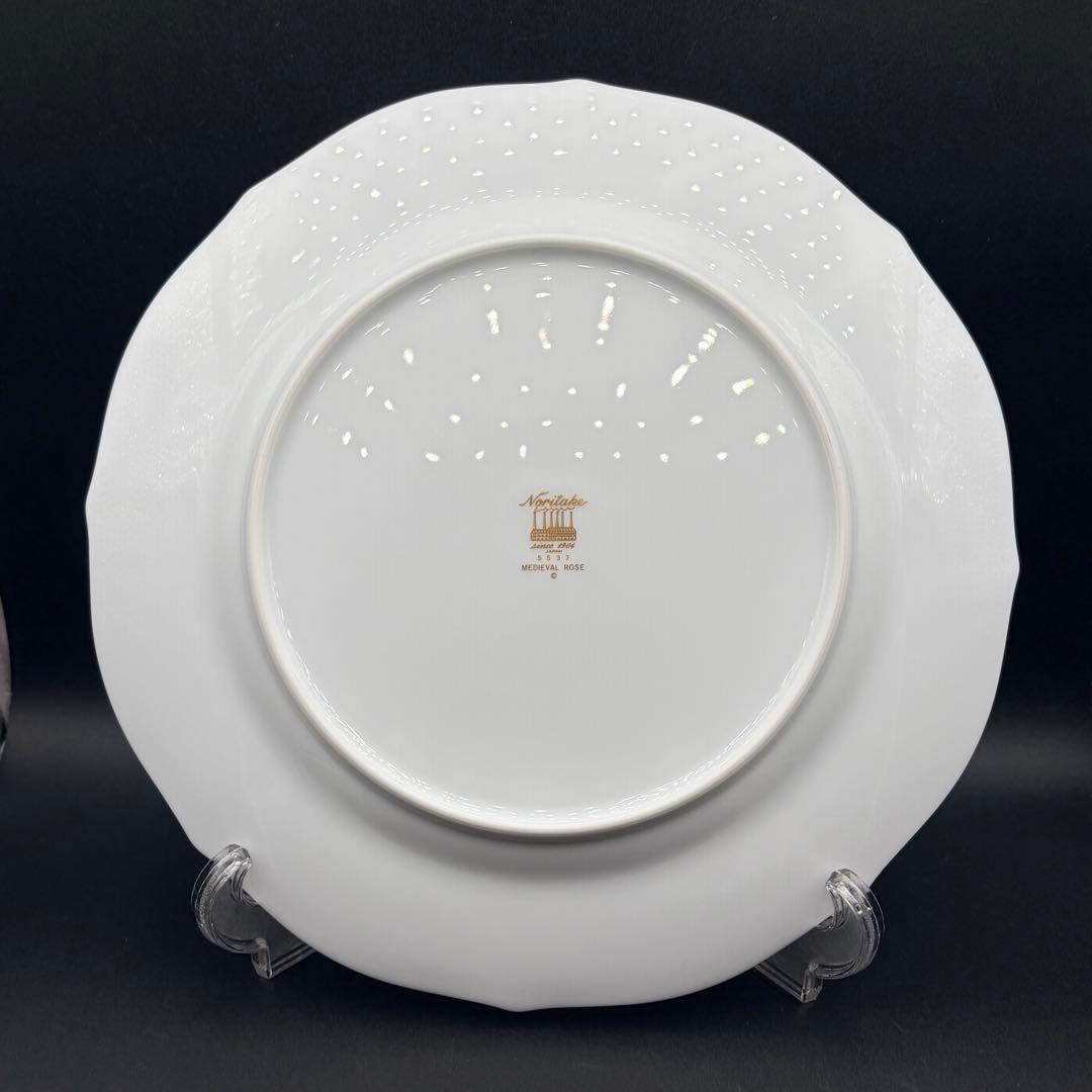 未使用 ノリタケ ダイヤモンドコレクション ディナープレート メディバルローズ