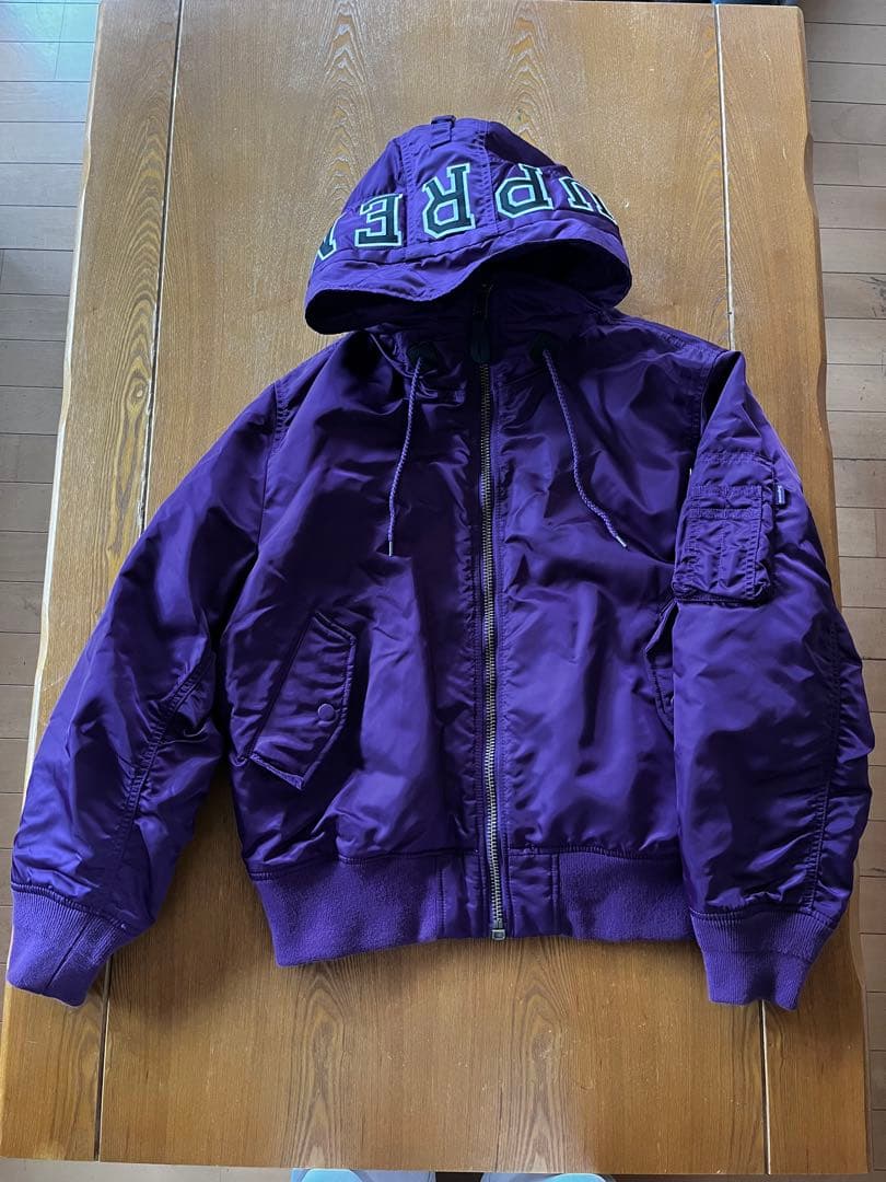 J*I様 Supreme Hooded MA-1 \