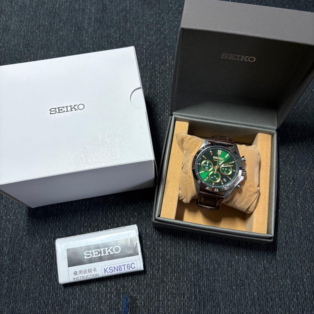 SEIKO KSN8T6C クロノグラフ