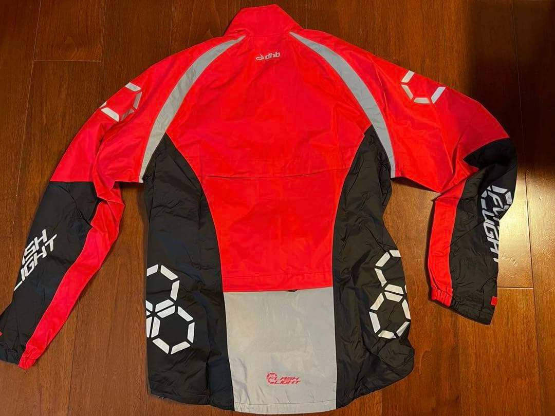 dhb flashlight waterproof jacket XLサイズ