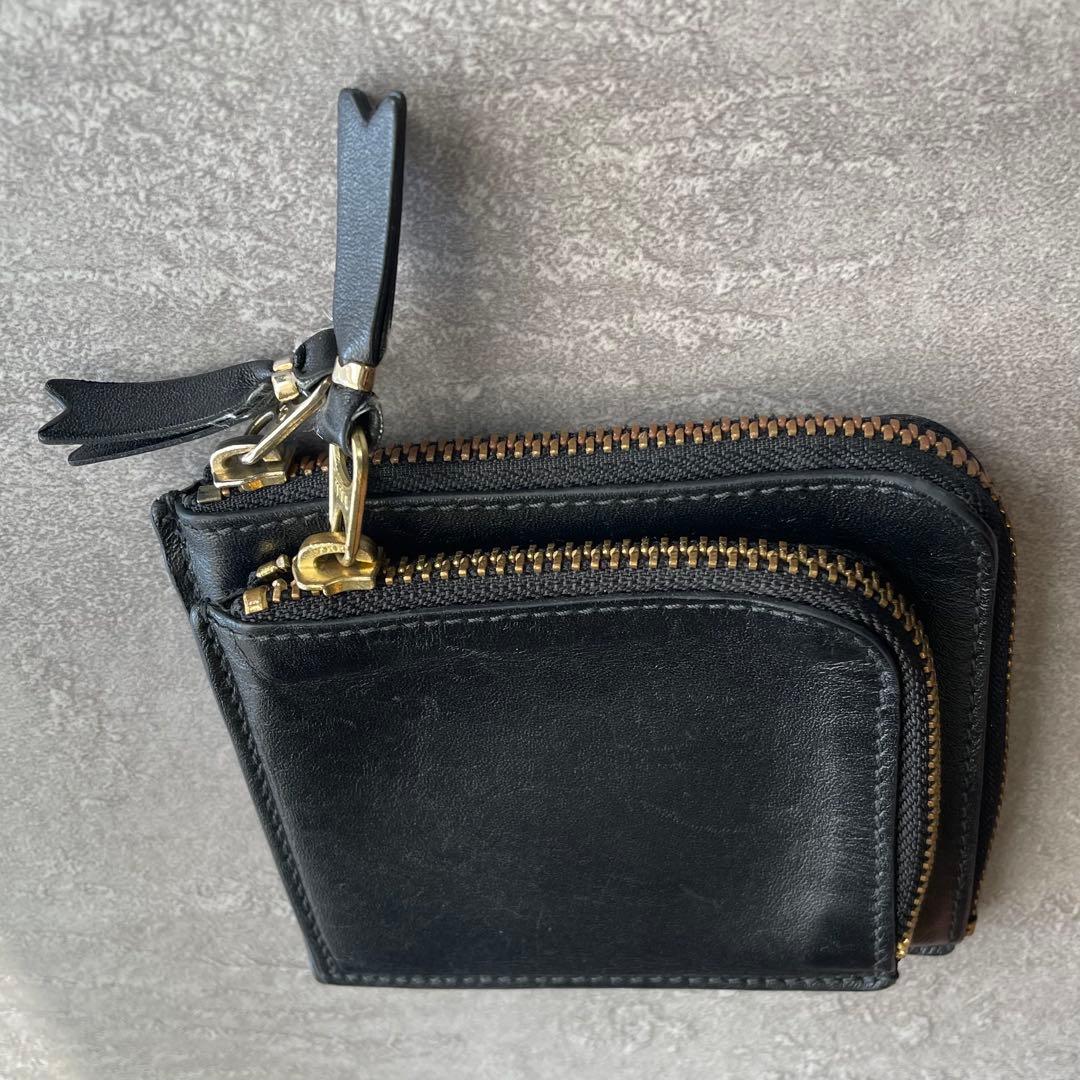 コムデギャルソン　L字　財布　BLACK SA3100OP