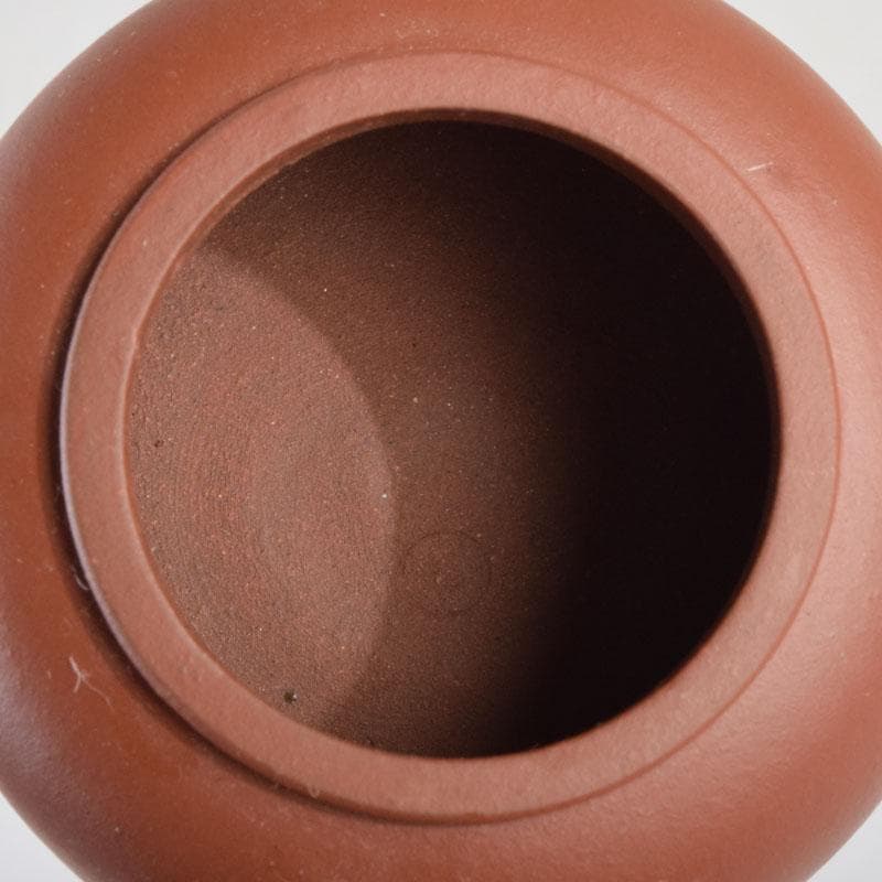 中国　荊渓恵孟臣製　紫砂　朱泥　急須　茶壷　V　9219