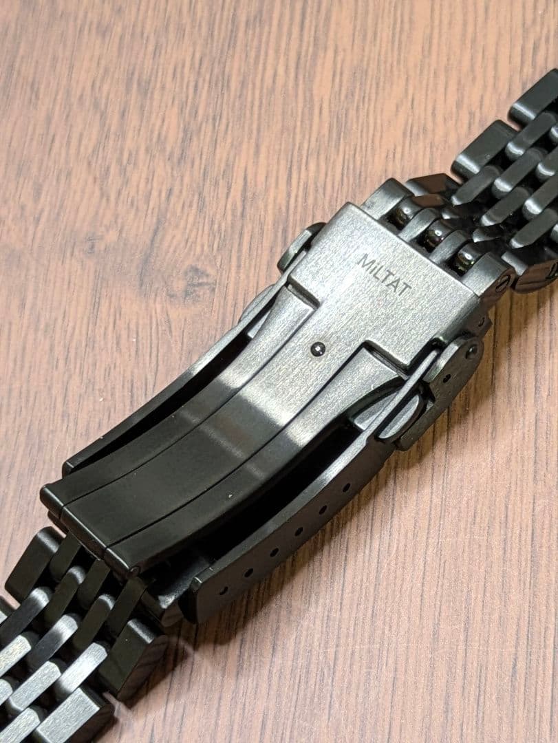 未使用 タイコノート 20mm GomaBOR DLCブラック ストレートエンド