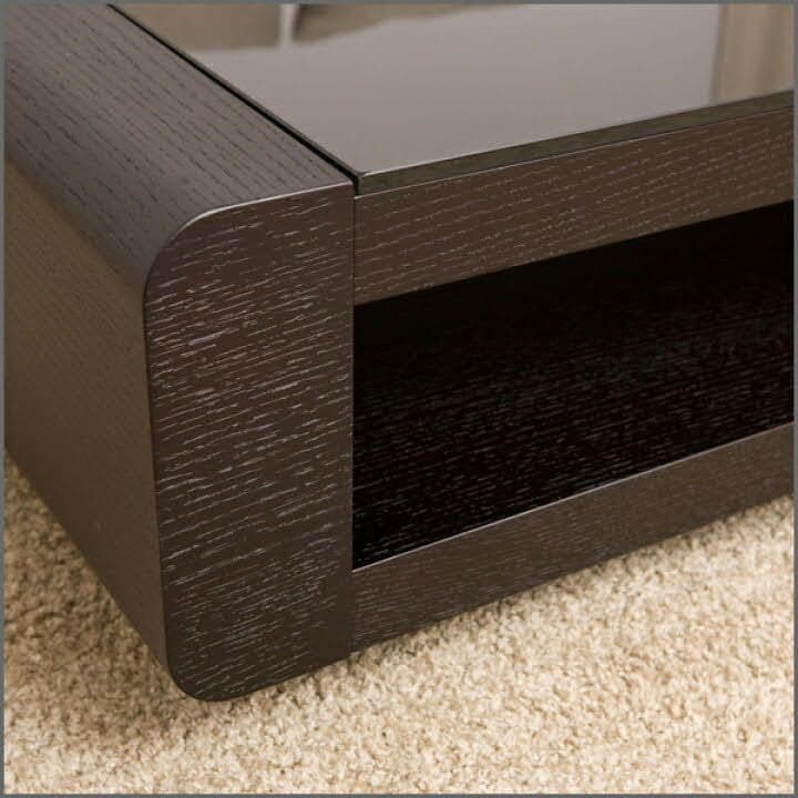 8万5000円のローテーブル 木製 ガラス ブラック 130cm ※値下げ不可