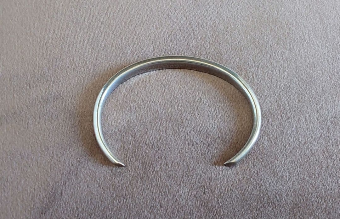 r*9様 OX JEWELRY Silver Curve Bangle