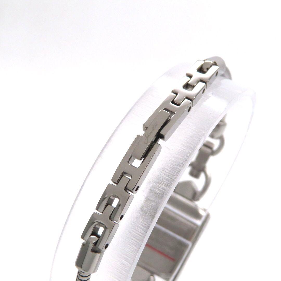 【ダイヤモンドベゼル】新品同様☆HAMILTON ハミルトン時計 ホワイトシェル