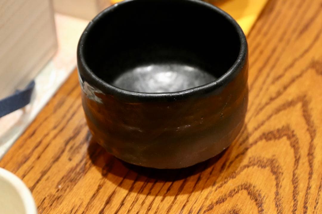 GMIO168○北村圭泉 圭泉窯 黒釉茶碗 最高級 丹波焼 丹波篠山 陶磁