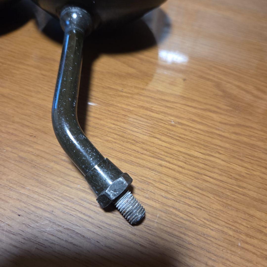 希少、当時物、ヤレ、LEAD .リード工業、鉄ミラー