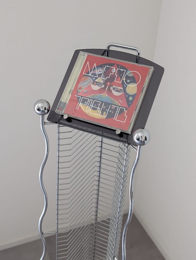 90's ポストモダン ウェーブ CDラックタワー オブジェ ヴィンテージ