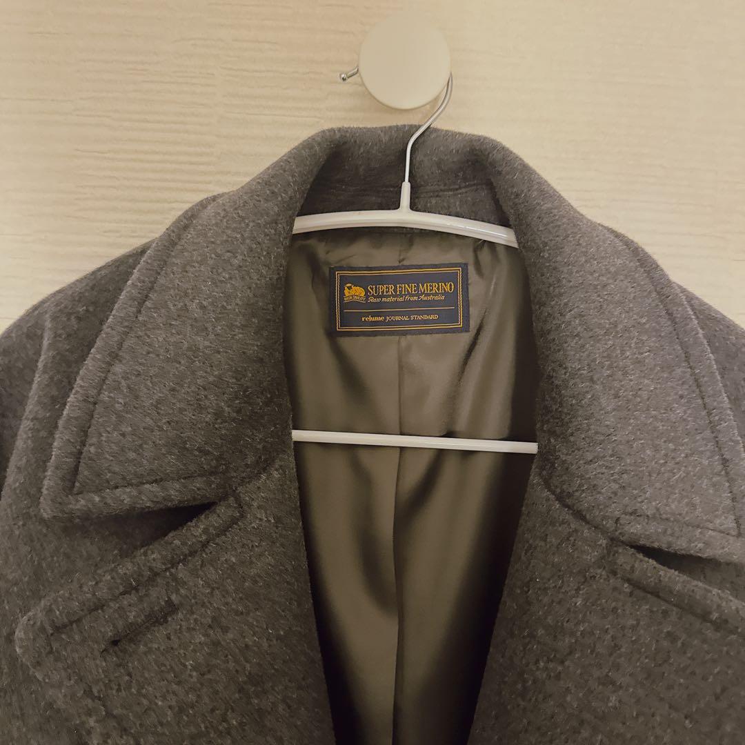 relume journal standard メリノウールコート　グレー
