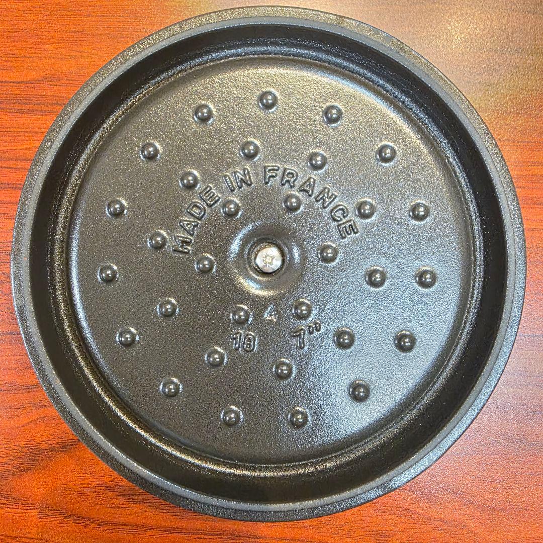週末限定 staub 18cm ピコ・ココット ラウンド グレー