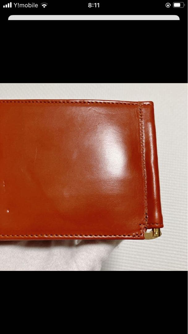 未使用　GLEN グレンロイヤル　マネークリップ　札バサミ　ブラウン