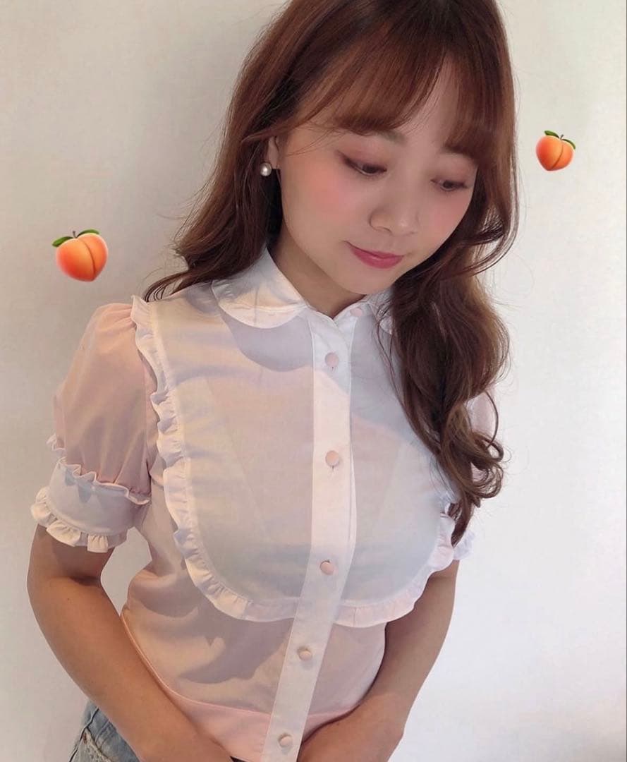 トップス JILTU petit frill blouse