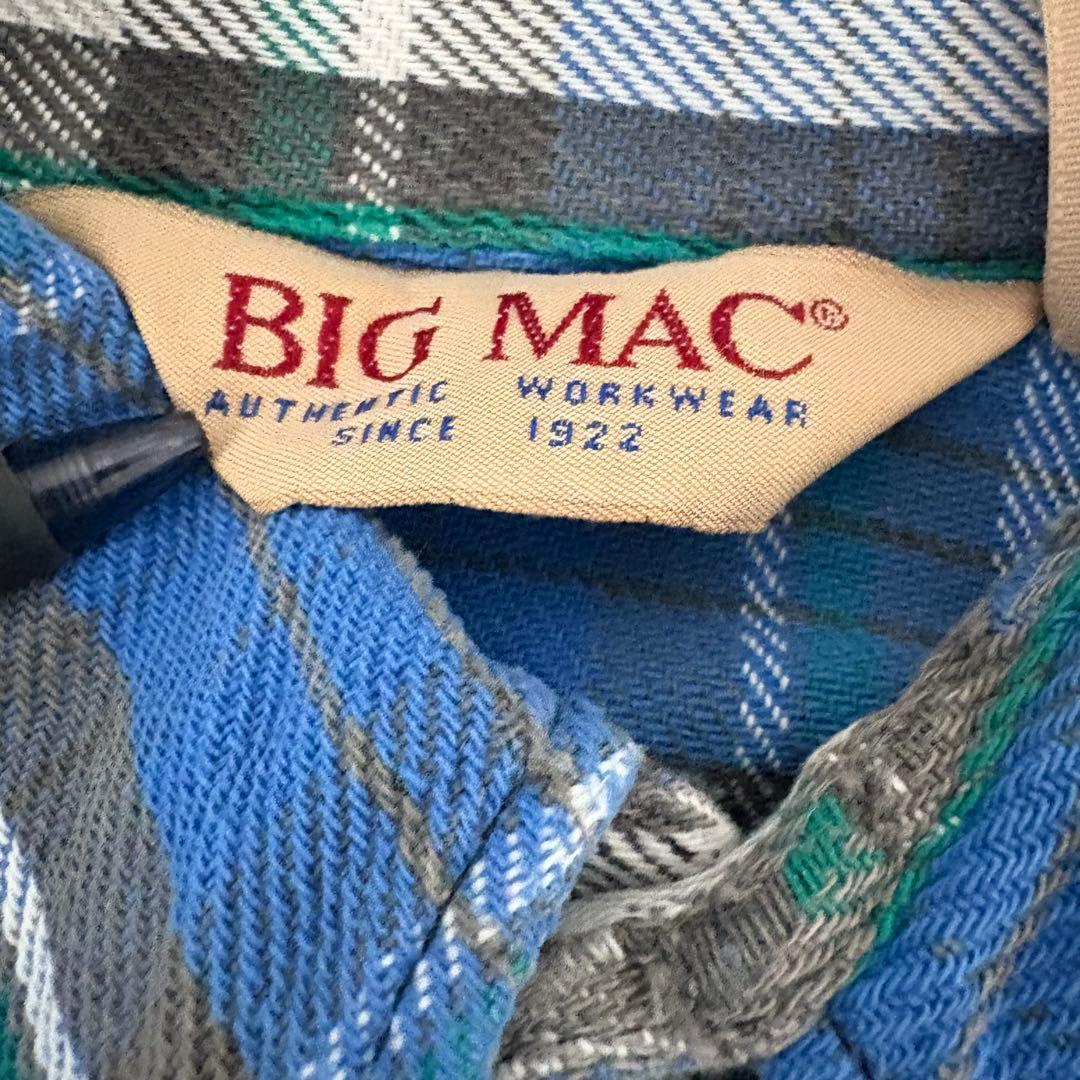 テレキャス太 BIGMACネルシャツヘビネルvintage80s古着オンブ