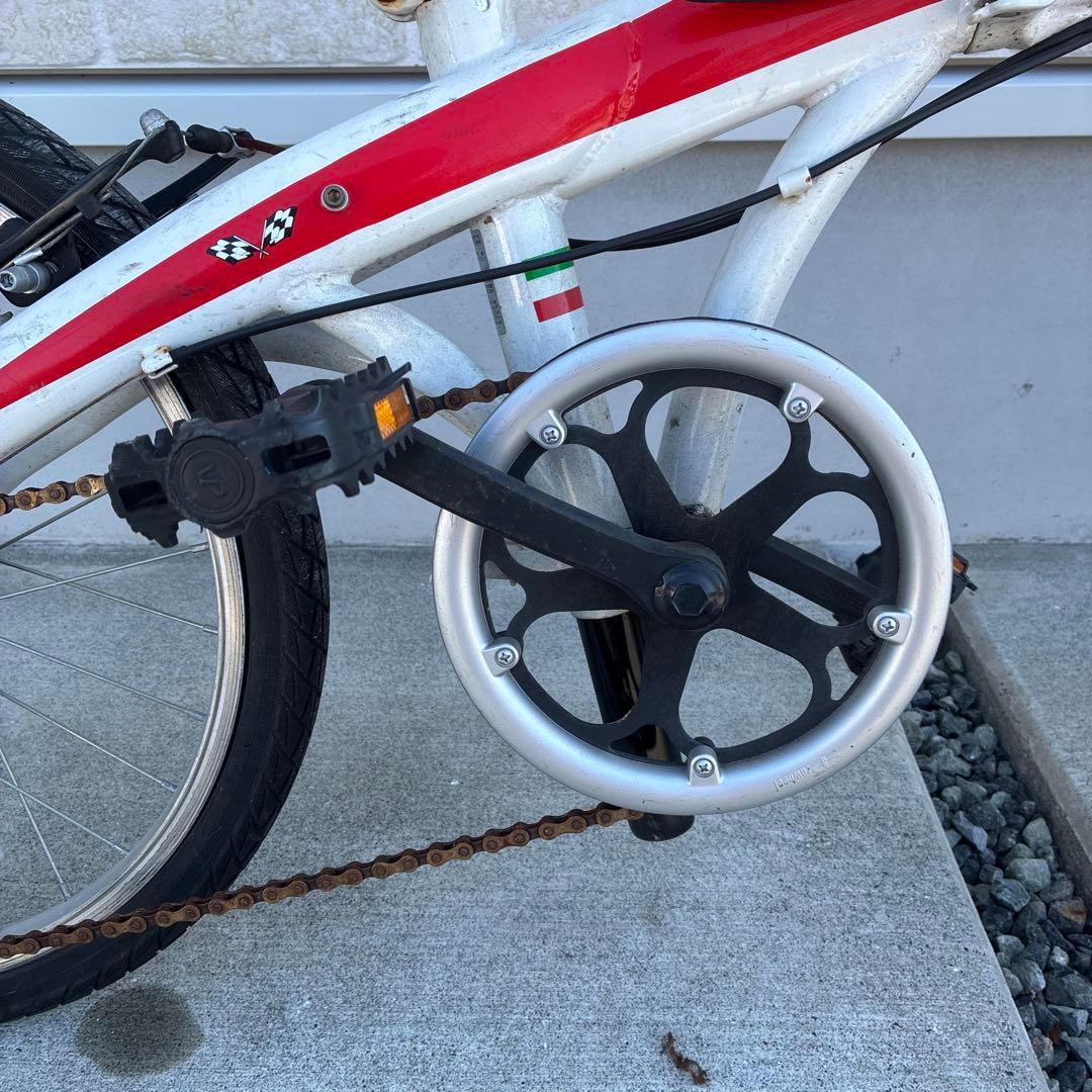 Ferrari フェラーリ　折りたたみ自転車 レッド・ホワイト